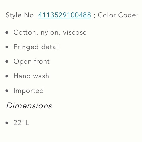 Anthropologie Moth Fringed and Striped Cardigan - Picture 8 of 8